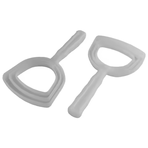 Meat Scraper Bone Dust Scraper Bone Scraper White Poly Scraper Bone Dust Remover Square Bone Dust Sc