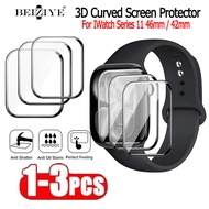 Beiziye Full Cover Curved Screen Protector for iWatch Series 11 10 46mm 42mm  Screen Protective Soft