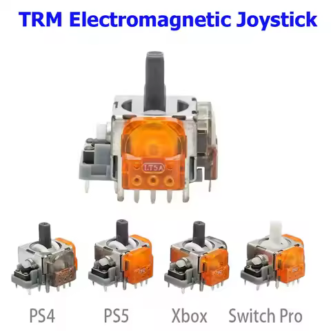 100PCS TMR Electromagnetic Joystick For PS5 PS4 Controller Analog Stick 3D Rocker For Xbox Series S/