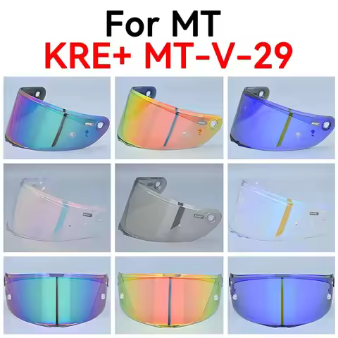 Visor for MT V 29 Helmet for MT KRE+MT-V-29 V29 Motorcycle Helmet Replacement Uv Protection Moto Gla