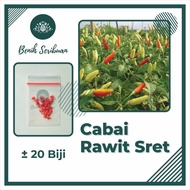 20 Bibit Cabe Rawit Sret Benih Cabai Rawit Merah Setan Sayuran Unggul