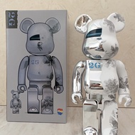 Bearbrick 400% Violent Bear Building Blocks Bear Kongshanji 2G Black Hole Trendy Play Decoration Influencer Doll Muye Figure Toy