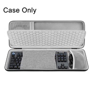 Geekria Hard Case Replacement for AULA F87, G915 TKL Keyboard + G502 Mouse Combo, Hard Shell Travel 
