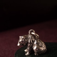 19世紀末-20世紀初 奧匈帝國 大熊純銀吊墜