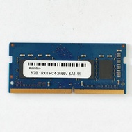 ⋛DDR4 RAMS 8GB 2666MHz Laptop memory ddr4 8GB 1RX8 PC4-2666V-SA1-11 SODIMM memoria 1.2v for note X☋