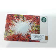 Starbucks Korea Foliage Card 2017