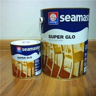 CAT KAYU besi SEAMASTER SUPERGLO 1L paint gloss steel wood, other color inbox chat pm
