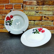 JAJ Pyrex June Rose 9 3/4" Luncheon Plate