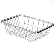 Dish Drying Rack Expandable Dishes Drainer Over The Sink Adjustable Arms Dish Drainer, Dish Rack in 