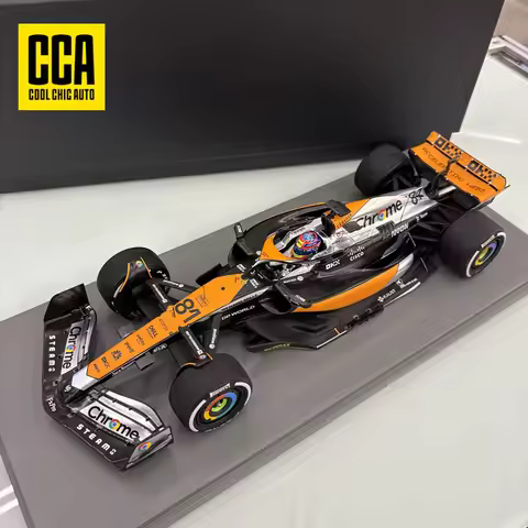 1:24 Mclaren F1 MCL60 2023 4# Lando Norris P2 British GP #81 Oscar Piastri Diecast Race SuperCar Mod