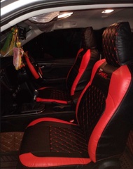 หุ้มเบาะรถยนต์แบบสวมทับ ลาย VIP 5D  D-MAX 2020-2024 ( LINE 2 ) เบาะหน้า และ เบาะหน้า+หลัง4ประตู (SO)