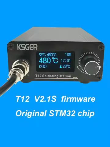 KSGER T12 Soldering Station Iron Tips STM32 V2.1S OLED DIY FX9501 Handle Electric Tools Welding Temp
