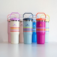 STANLEY Ice Flow Flip Tumbler 30oz Heat Resistant 7 Hours Cold Resistant 11 Hours Multicolor
