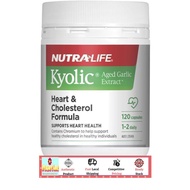 Nutra-Life Kyolic Aged Garlic Extract Heart &amp; Cholesterol Formula 120 Capsules