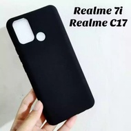 SLIM BLACK REALME 7I BLACKMATTE REALME 7I SOFTCASE REALME 7I CASING