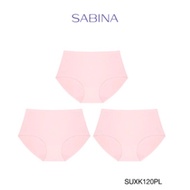 (แพ็ค 3 ชิ้น) Sabina กางเกงชั้นใน Seamless Fit รุ่น Soft Collection รหัส SUXK120 สีชมพูอ่อน