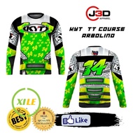 KYT TT Course Arbolino Full Sublimation Shirt Long Sleeves Thai look for Riders 3D printed long-sleeved motorcycle jersey Size XS-3XL