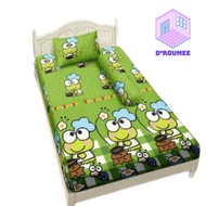 Sprei Lady Rose Keroppi Chef Ukuran 90x200 Tinggi 20 Super Single