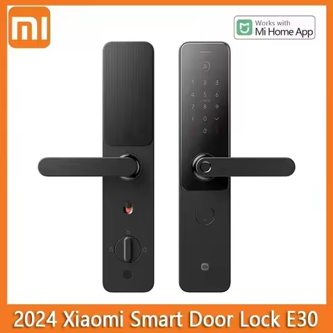 Xiaomi Smart Door Lock E30 Bluetooth 5.0 Password NFC Fingerprint Unlock Intelligent Doorbell For Mi