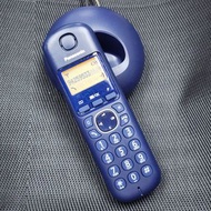 二手 Used 藍色 樂聲 Panasonic KX-TGB210HK Cordless Phone DECT 數碼室內無線電話 包括充電池 已測試可以正常使用 有來電顯示