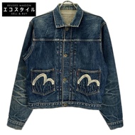 Evisu Lot.1502 No.2 二戰早期款白色海鷗印花第二版牛仔外套 42碼 [二手]