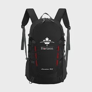 【Horizon 天際線】終極版 冒險家登山後背包 Adventurer 40L｜腰扣、胸扣、防雨罩、側袋 (多色任選) 墨石黑