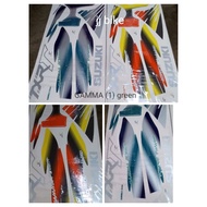 SUZUKI GAMMA (1) BODY STICKER ( sticket gamma 1 )