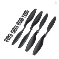 COFF 2 Pairs Nylon 10x4.5" 1045 1045R CW CCW Propeller Black for DJI F450 500 F550 FPV Multi-Copter 