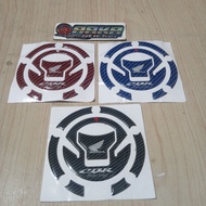 CBR Carbon Tank Cap Embossed Sticker Embossed Emblem Sticker