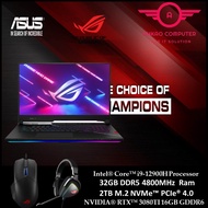 Asus ROG Strix Scar 17 G733Z-XLL029W 17.3'' WQHD 240Hz Gaming Laptop ( I9-12900H, 32GB DDR5, 2TB SSD