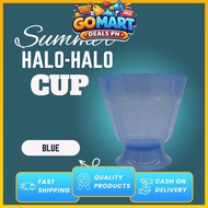 6pcs Plastic Halo-Halo Cups – Dessert Glass Set for Ice Cream, Halo-Halo & Beverages