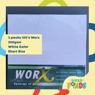 Wholesale! 300pcs Worx Specialty/Board Paper/ Vellum Board 200gsm White Short