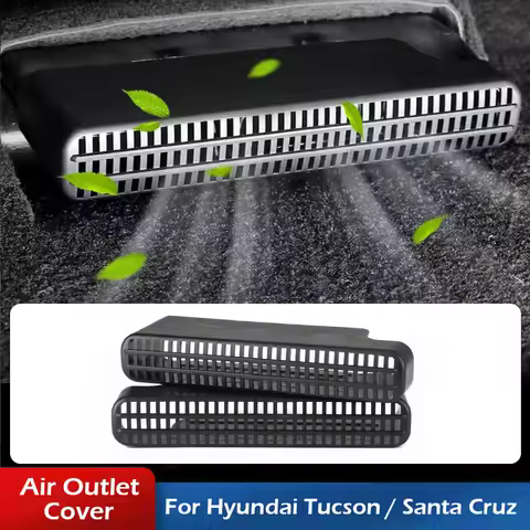 Car Under Seat Air Outlet Protection Cover for Hyundai Santa Cruz 2022-2026 Hyundai Tucson 2022-2026