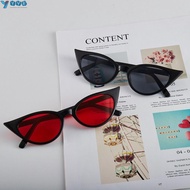 YVE Sun Protection Sun Glasses, Small Frame Colorful Cat Eye Shape Sunglasses, Fashion UV 375 Protec