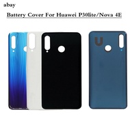 For Huawei Glass Phone Rear Battery Door For Huawei P30 Lite P30lite Battery Back Housing Back Cover