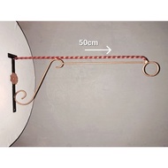 GANTUNGAN 50cm Threaded Iron Hanger Bird Cage Hanger/