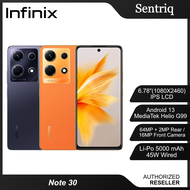 INFINIX Note 30 Smartphone 8GB RAM 256GB (Original) 1 Year Warranty by INFINIX