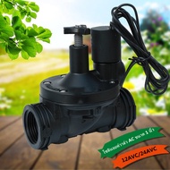 Solenoid Valve โซลินอยด์วาล์ว 12V DC แรงดันน้ำ 0.2-10bar โซลินอยวาล์วเกลียวใน ขนาด 1 นิ้ว โซลินอยด์ว