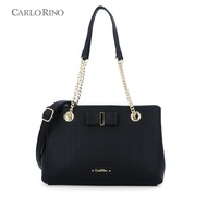 Carlo Rino Black Mirella Shoulder Bag