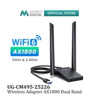UGREEN UG-CM495-25226 WIRELESS ADAPTER DUAL BAND AX1800 WITH HIGH-GAIN 2.4HZ/5GHZ/ SUPPORT WIFI 6/US