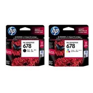 HP 678 Black & HP 678Tri-Color Ink Cartridge