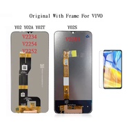 Original LCD For VIVO Y02 Y02A Y02T Y02S LCD Display With Frame Touch Screen
