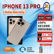 iPhone 13 Pro 128GB All Sim Bekas Second ORIGINAL100% FULLSET MULUS NORMAL Hp 3utools All Green