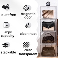 2/3/4/5 Tier Display Box Storage Arcylic Wooden Stand Rack Transparent Perfume Lipsticks Toy Figure 