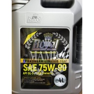 75W90 GL5 LSD SYNTHETIC ROYAL GEAR OIL 4LTR