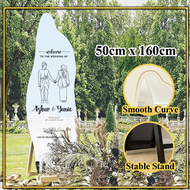 MIRRORKU Cermin Kahwin Berdiri Panjang Estetik Welcome Board Wedding Mirror Frameless Cloud Mirror
