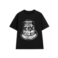 Hells Bells T-Shirt 01 - AC/DC, Unisex Loose Form Soft Cotton