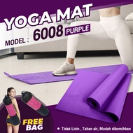 HTD Sport Matras Yoga / Yoga Mat Anti Slip / Yoga Gym Matrass Fitness / Karpet Matras Free Bag