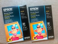 未拆 兩組 EPSON 4x6超值光澤相片紙S042546 (20入)X2 #全新未拆