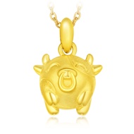 CHOW TAI FOOK 999 Pure Gold Pendant - Dang-Dang  Zodiac (Ox)